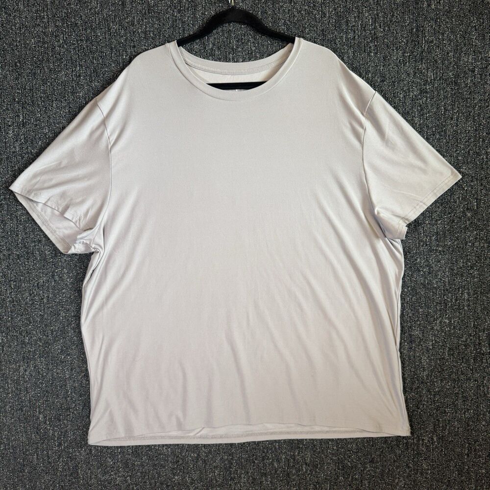 Fox + Badger Men's Size XXL Gray Short Sleeve Crew Neck T-Shirt Recycled Blend